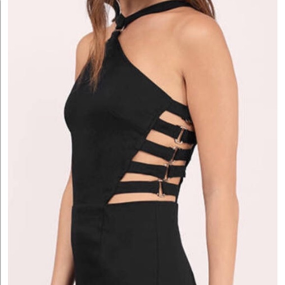 NWT Tobi sexy black cutout midi dress - Picture 7 of 7